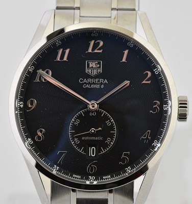 Lot 20 - TAG HEUER; a gentleman's stainless steel...