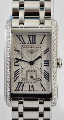 Lot 23 - LONGINES; a lady's Dolce Vita wristwatch, with...