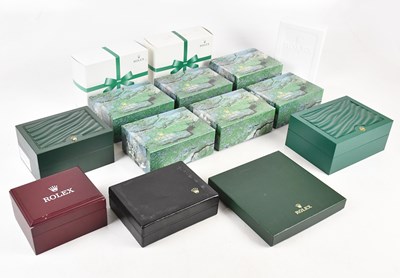 Lot 16 - ROLEX; five inner and outer boxes for...