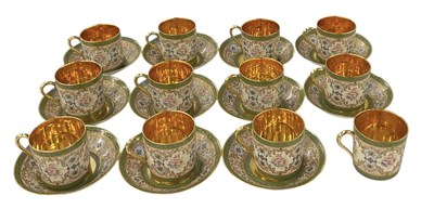 Lot 579 - A set of twelve late 19th/early 20th century...