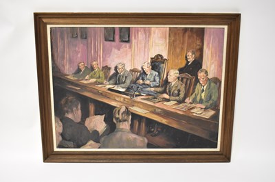 Lot 432 - JOHN L. THIRTLE FRSA (1899-1982); oil on board,...
