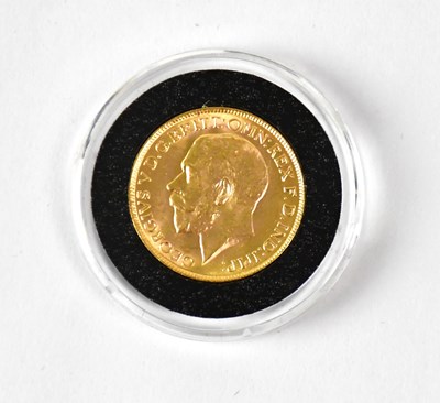 Lot 710 - A George V full sovereign, 1918, Bombay Mint,...