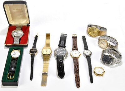 Lot 1732 - A small collection of fashion watches, to...