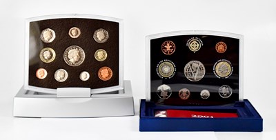Lot 693 - Two UK uncirculated coin packs, the '2000...
