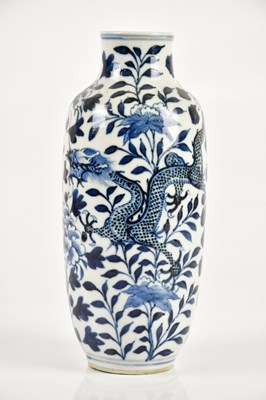 Lot 56 - A late 19th century Chinese blue and white...