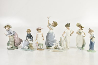 Lot 1498 - NAO; eight figures including young lady...