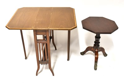 Lot 16 - Four various side tables, comprising a tray...