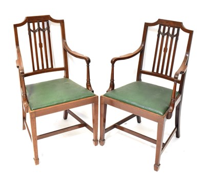 Lot 62a - A set of eight dining chairs of Neoclassical...