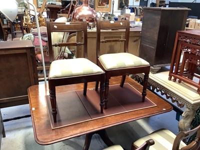 Lot 27 - A George III mahogany rectangular tilt-top...