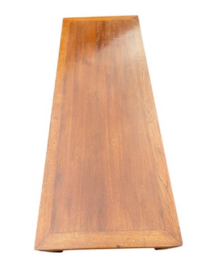 Lot 47 - A Chinese rosewood low coffee table, length...