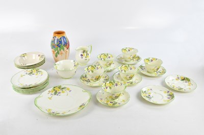 Lot 1526 - ROYAL DOULTON; a vase of shouldered form with...