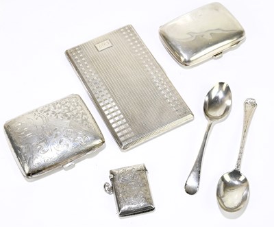 Lot 2177 - FREDERICK FIELD; a George VI hallmarked silver...