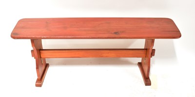 Lot 23 - A vintage Continental wooden cylindrical...