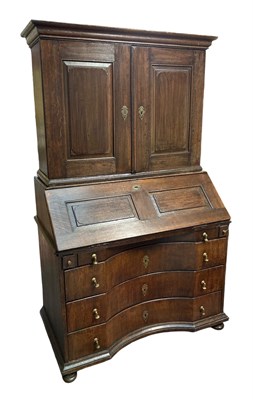Lot 85 - An 18th century and later North European oak...