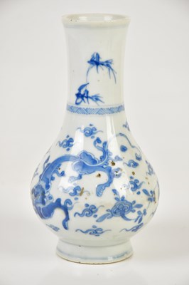 Lot 79 - A Chinese blue and white porcelain bulbous...