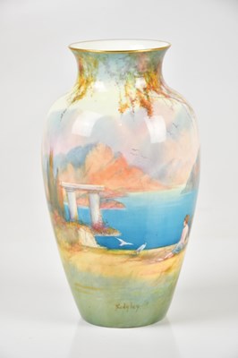 Lot 1603 - WALTER SEDGLEY FOR ROYAL WORCESTER; a hand...