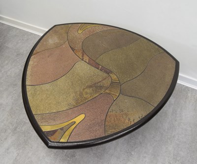 Lot 17 - PAUL KINGMA; a contemporary stone table, with...