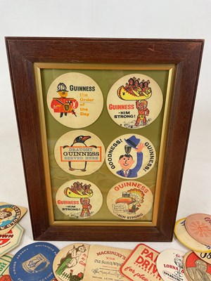 Lot 23 - A large collection of vintage beer mats,...