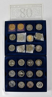 Lot 550 - Twenty-four commemorative £5 coins, some in...
