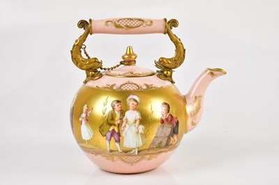 Lot 1538 - VIENNA; a good late 19th century kettle of...