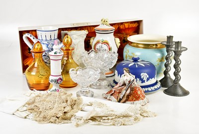 Lot 1598 - A collection of Victorian and later decorative...