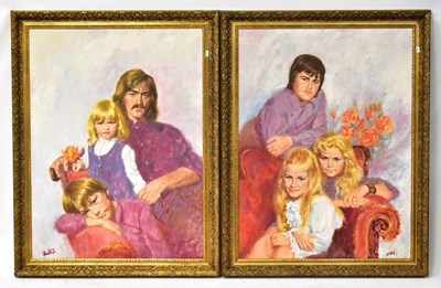 Lot 618 - DOUGLAS HILLS (British, 1924-1988): a pair of...