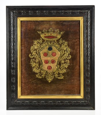 Lot 450 - A rare 15th/16th century Italian silk Papal...