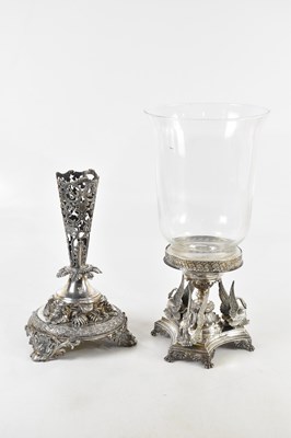 Lot 739 - Two silver plated centrepieces including an...