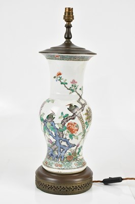 Lot 88 - A 19th century Chinese Famille Verte porcelain...
