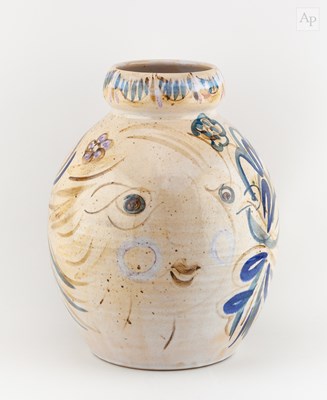 Lot 542 - REGINALD MARLOW; a large stoneware bottle...