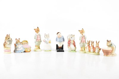 Lot 1488 - BESWICK; Beatrix Potter figures including...