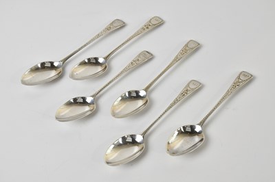 Lot 1328 - THOMAS ROYLE; a set of six Georgian hallmarked...