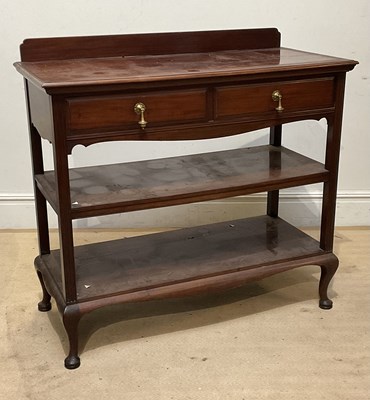 Lot 1186 - An early 20th century mahogany buffet, with...