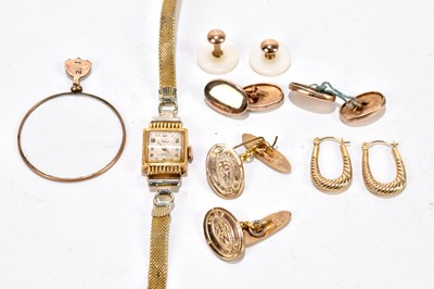 Lot 1713 - FARO; a lady's 18ct gold cased wristwatch, the...