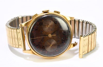 Lot 1658 - CAROL; a gentleman's 18ct gold cased...
