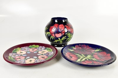 Lot 1426 - MOORCROFT; a globular vase, decorated in the...