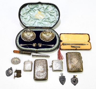 Lot 2314 - SM LEVI LTD; a George V hallmarked silver...