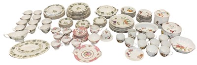 Lot 542 - ROYAL WORCESTER; a part tea and dinner service,...
