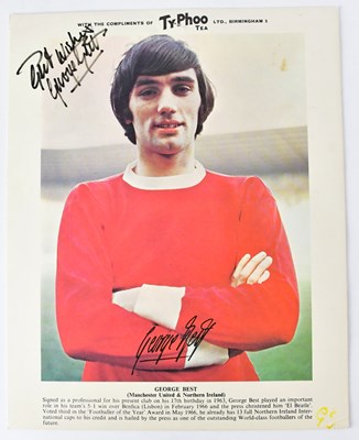 Lot 546 - GEORGE BEST; a Ty-Phoo Tea Ltd collectors'...