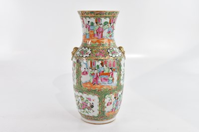 Lot 1351 - A late 19th century Chinese Canton vase with...
