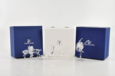 Lot 1410 - SWAROVSKI; three figures comprising 'The...