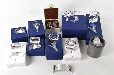 Lot 1415 - SWAROVSKI; a mixed collection including...