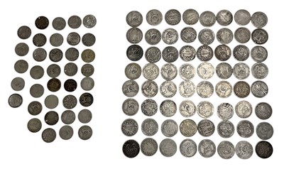 Lot 1537 - A quantity of silver (pre-1920) coins...