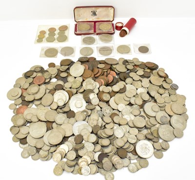 Lot 1584 - A quantity of mixed coinage, mostly UK,...