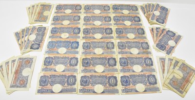 Lot 1535 - Approximately fifty Emergency Wartime Issue £1...