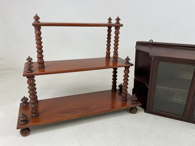 Lot 40 - A glazed wall display cabinet, 39 x 58 x 15cm,...