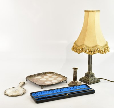Lot 1392 - A George V hallmarked silver dressing table...