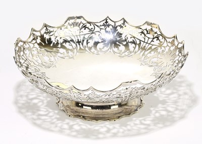 Lot 2271 - MOSLEY & CO; a George V hallmarked and pierced...