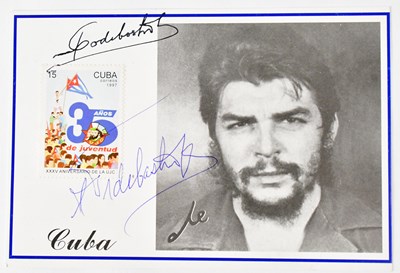 Lot 575 - FIDEL CASTRO; a Cuban first day cover for the...