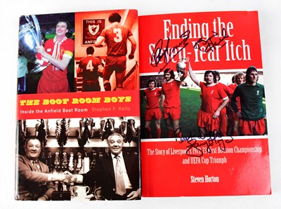 Lot 524 - LIVERPOOL FC; two signed books, 'Ending the...